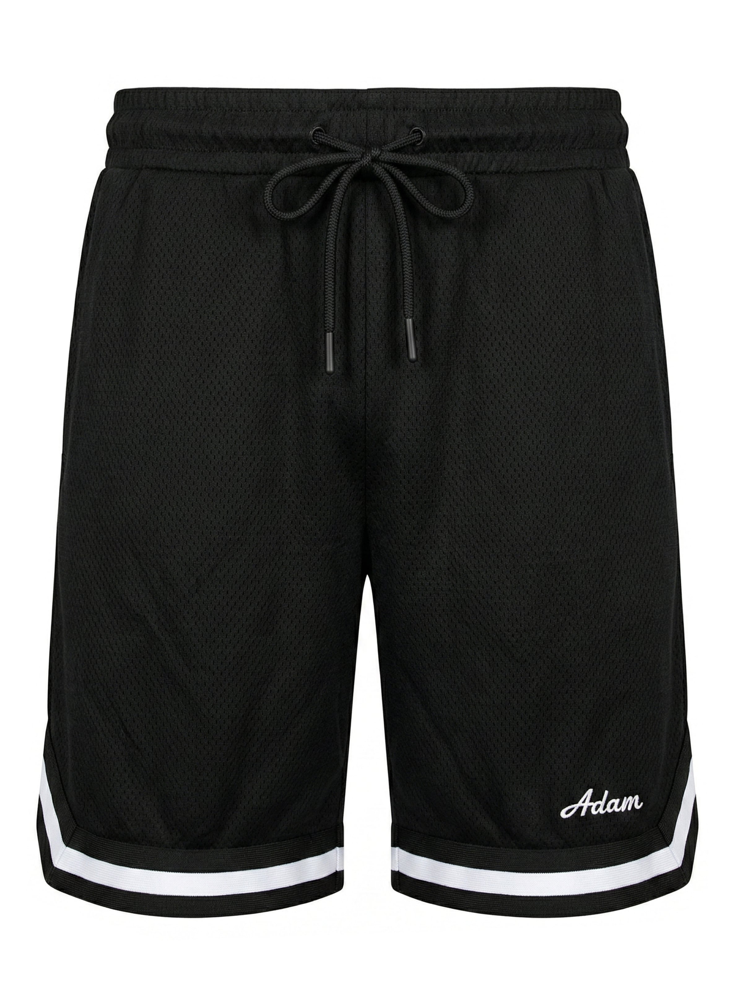 Adam Loose fit Workout Pants 'Sweatshorts Basketball Shorts' in Black: front