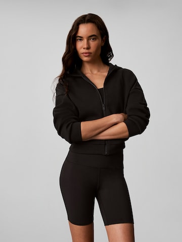 Calvin Klein Sport Slim fit Trousers in Black: front