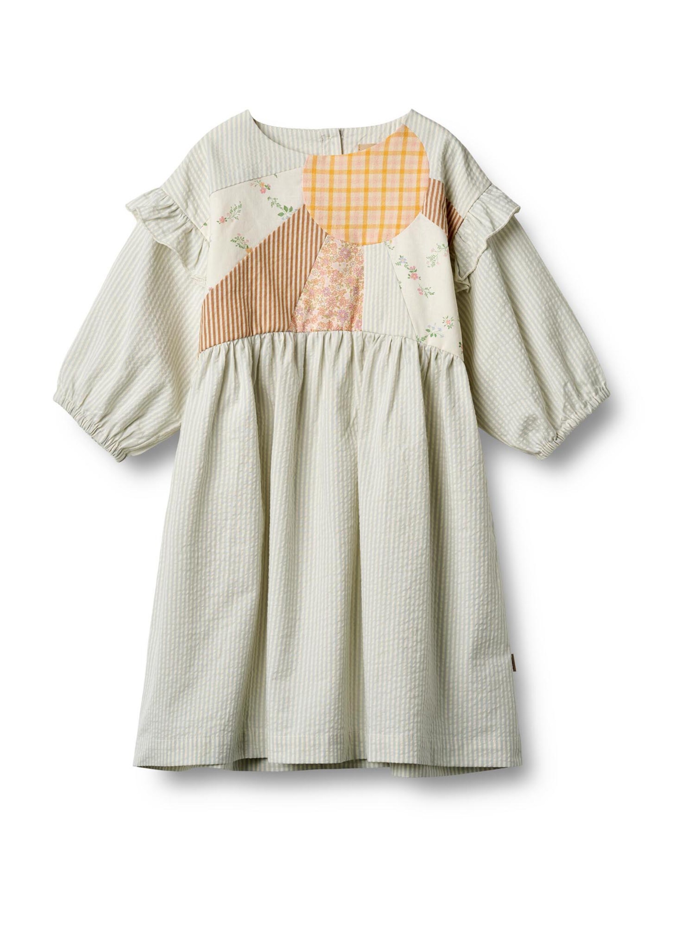 WHEAT Jurk 'Gro' in Groen: voorkant