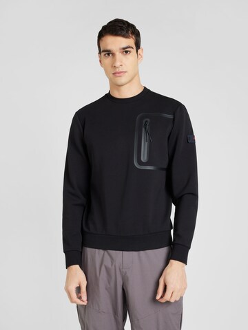 melns Peuterey Sportisks džemperis 'GORIE 01': no priekšpuses