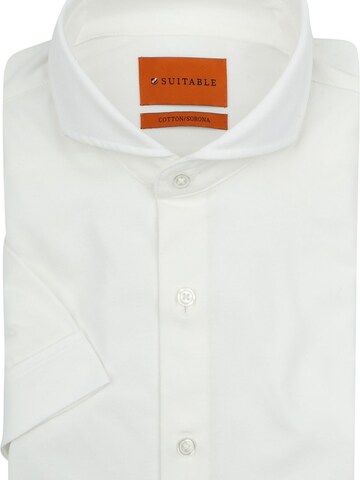 Suitable Slim fit Button Up Shirt in White