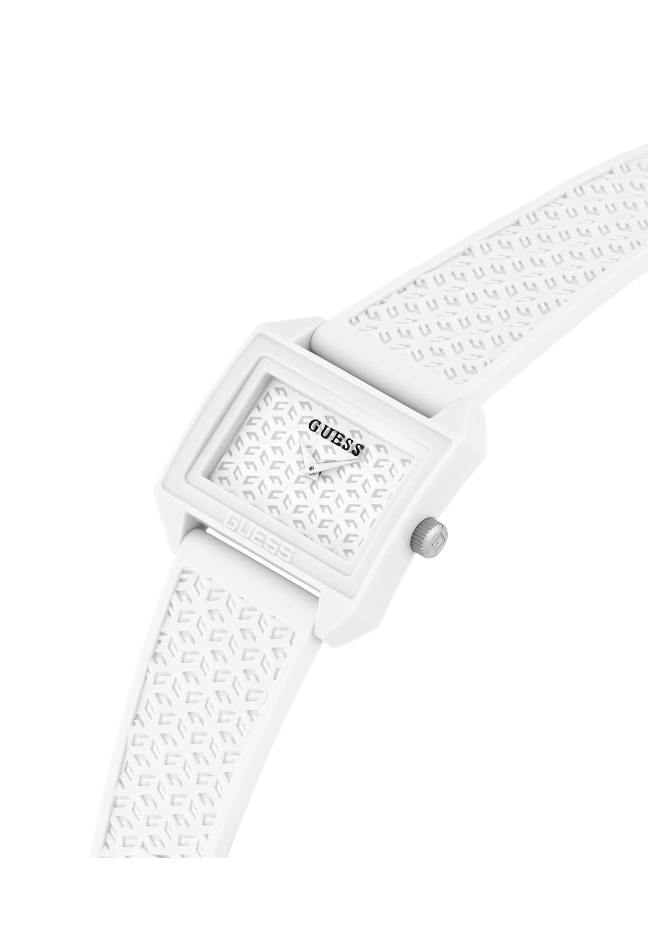 GUESS Uhr 'Mod Pop' in Weiß
