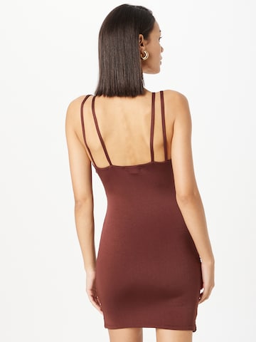 Robe de cocktail Misspap en marron