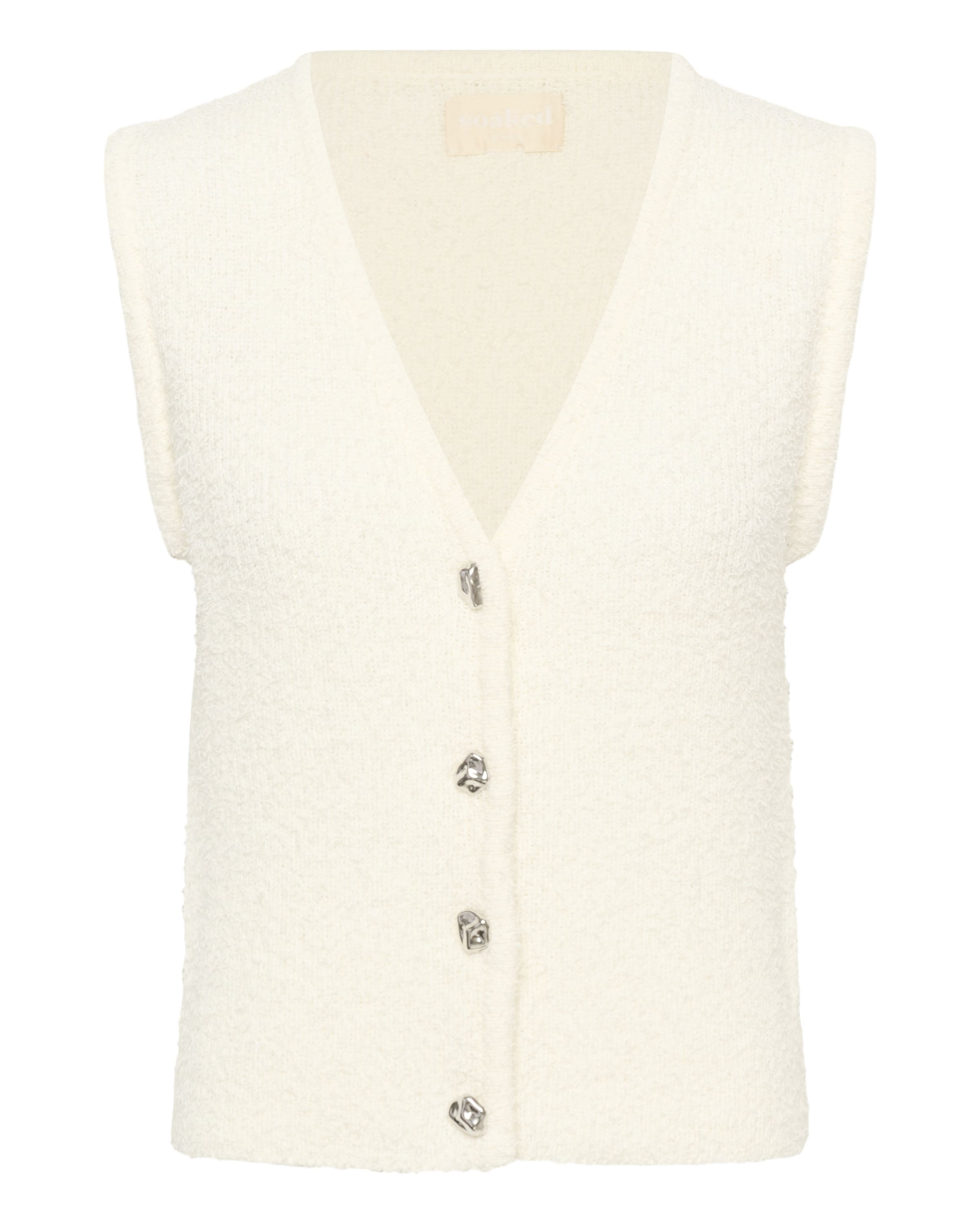 SOAKED IN LUXURY Vest i hvid: forside