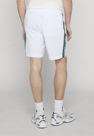 Sergio Tacchini Normální Sportovní kalhoty 'Goccia' – bílá