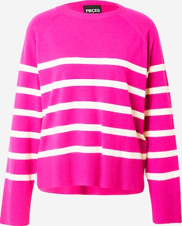 PIECES Kampsun 'PCSIA', värv roosa: eest vaates