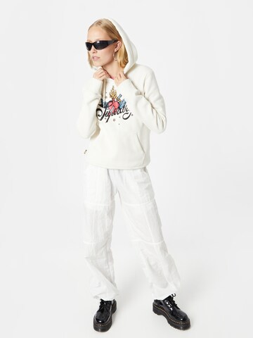 Superdry Sweatshirt 'Tattoo' in White