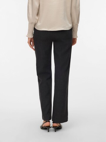 VERO MODA Regular Bandplooibroek 'ZAMIRA' in Grijs