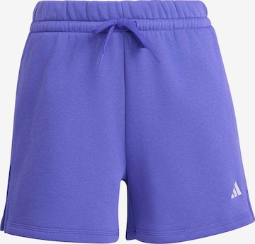 ADIDAS SPORTSWEAR Workout Pants in Purple: front
