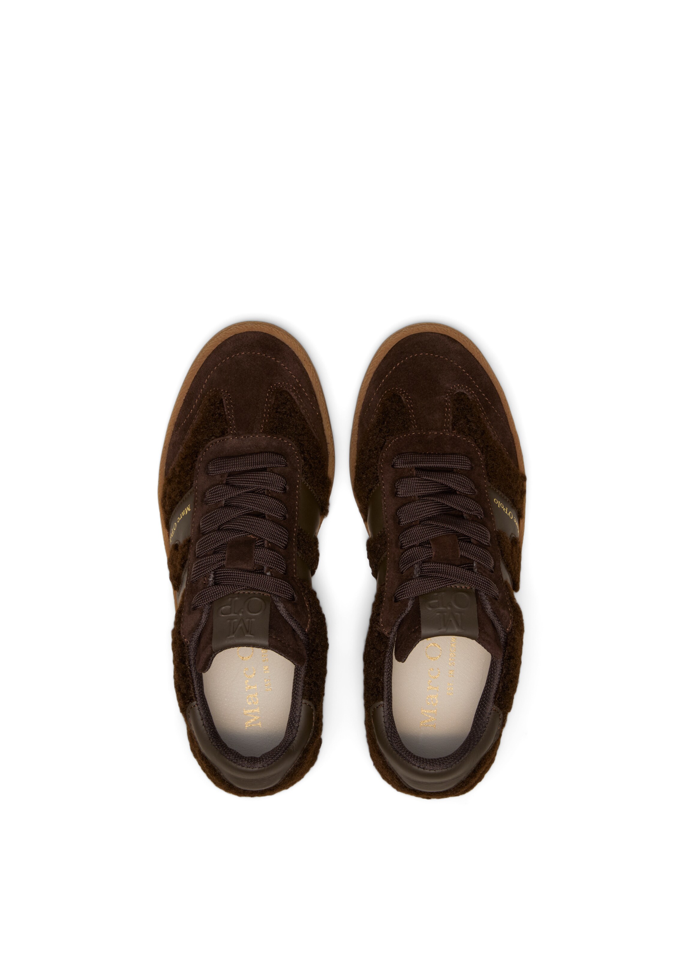 Marc O'Polo Sneaker 'Court' in Braun