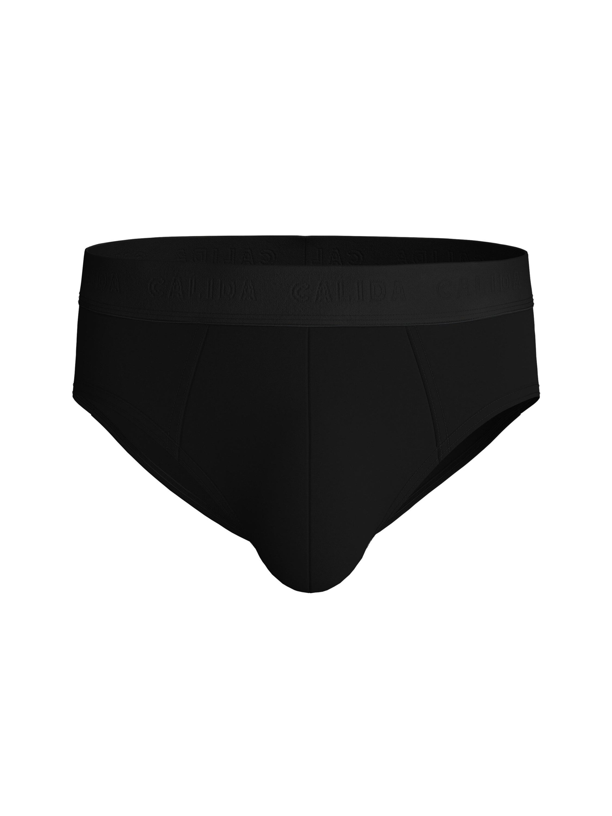 Slip 'Clean Line' CALIDA en noir : devant