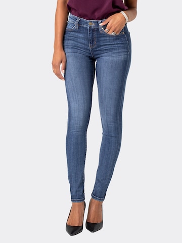 Liverpool Skinny Jeans 'Abby' in Blauw: voorkant