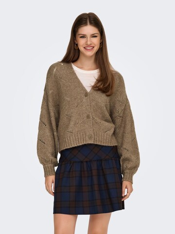 ONLY Cardigan i brun: forside
