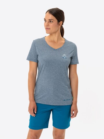 VAUDE Performance shirt 'Skomer' in Blue: front