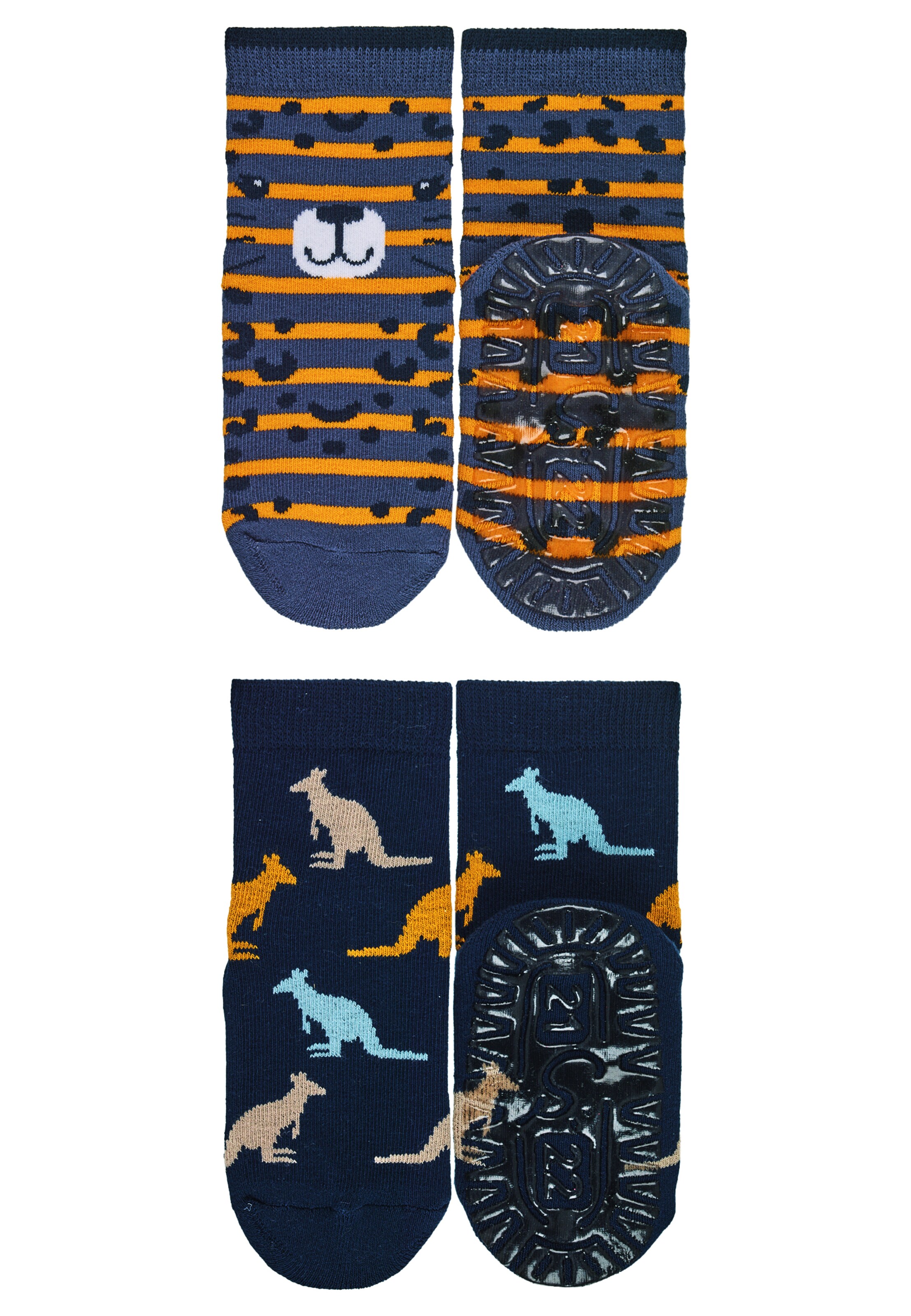 Kinder Kids (Gr. 92-140) STERNTALER Socken 'Leopard und Känguru' in Navy - SO98191 Kinder Kids (Gr. 92-140) STERNTALER Socken 'Leopard und Känguru' in Navy - SO98191