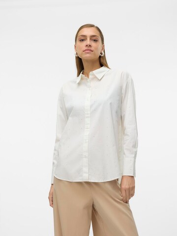 VERO MODA - Blusa 'CHARLOTTE' en blanco: frente