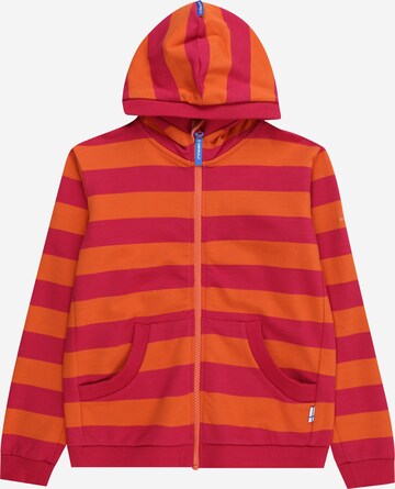 FINKID Sweatjacke 'LAIVA' in Orange: predná strana