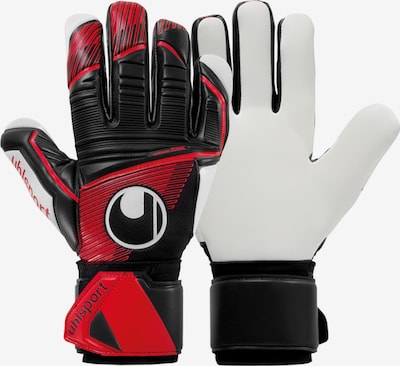 UHLSPORT Athletic Gloves in Red / Black / White, Item view
