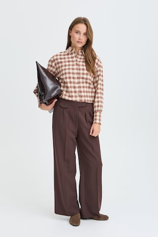 b.young Blouse 'PANIC' in Beige