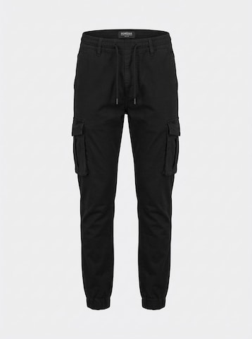 Tapered Jeans cargo di KOROSHI in nero