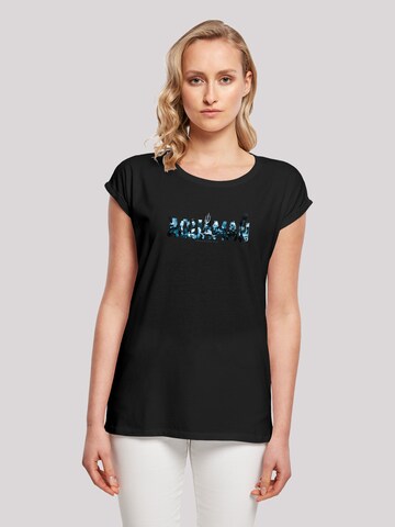 T-shirt 'DC Comics Aquaman' F4NT4STIC en noir : devant
