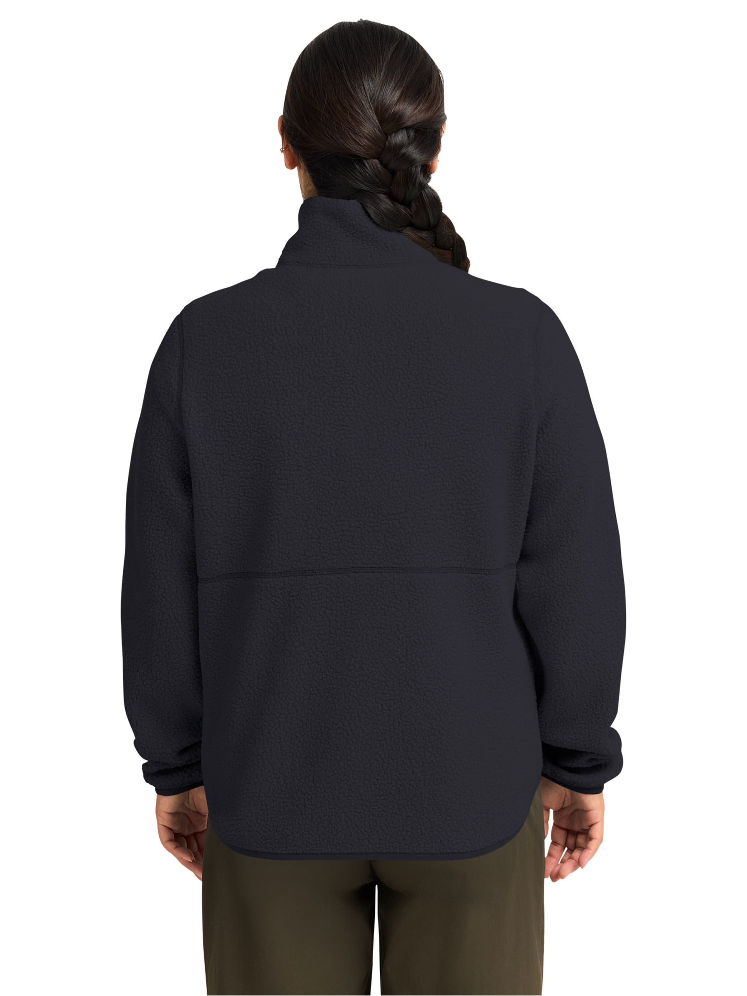 JACK WOLFSKIN Fleecejacke 'Lite Curl Full-Zip'‌‌‌‌‌‌ in Blau