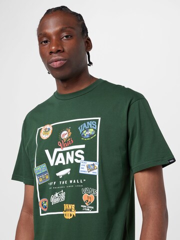 VANS Тениска 'CLASSIC' в зелено