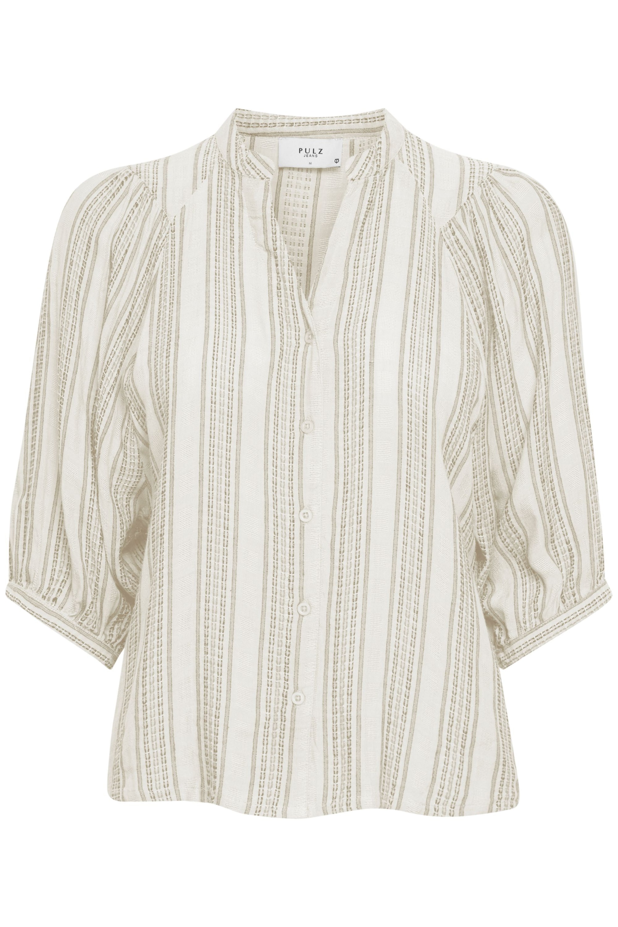 PULZ Jeans Blouse 'Laila' in Beige: voorkant