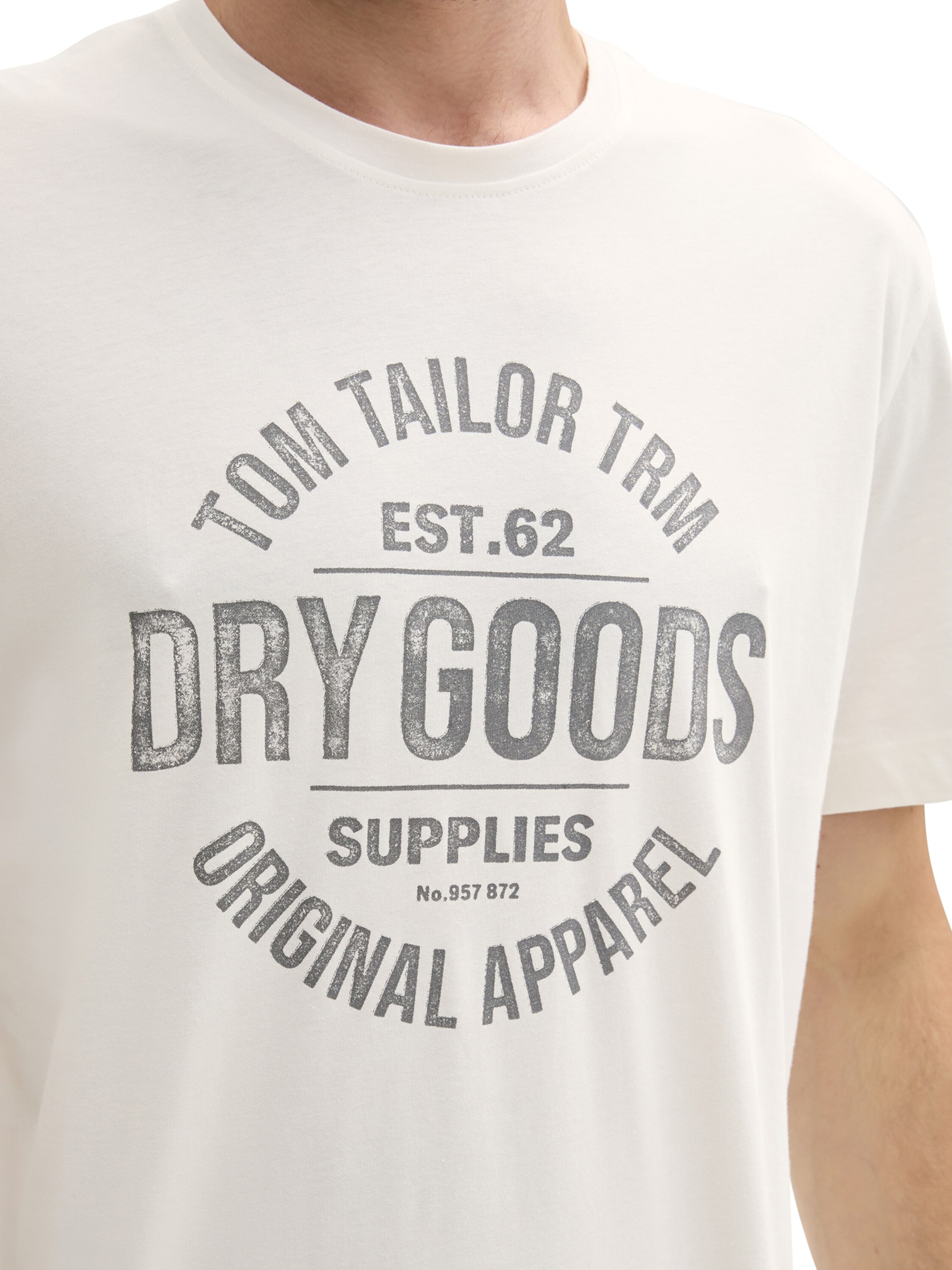 TOM TAILOR Shirt in White