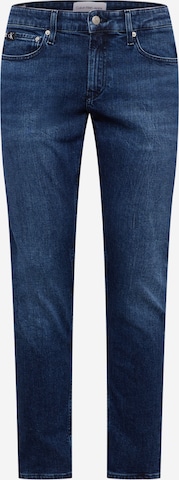 Calvin Klein Jeans Slimfit Jeans in Blauw: voorkant