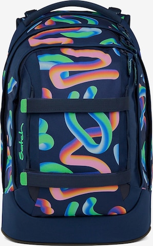 Satch Rucksack in Blau: Vorderseite