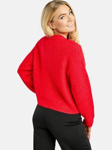 Liberte Essentiel Svetr ' FRO O ' – červená