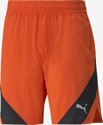 PUMA Sportshorts in orange / schwarz / silber, Produktansicht