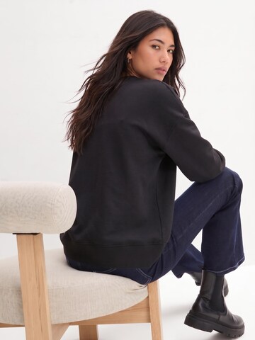 comeor Sweatshirt 'Sweatshirt Damen' in Black