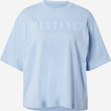 MUSTANG Shirt 'WELBY' in Blauw: voorkant