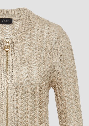 s.Oliver BLACK LABEL Strickjacke in Beige