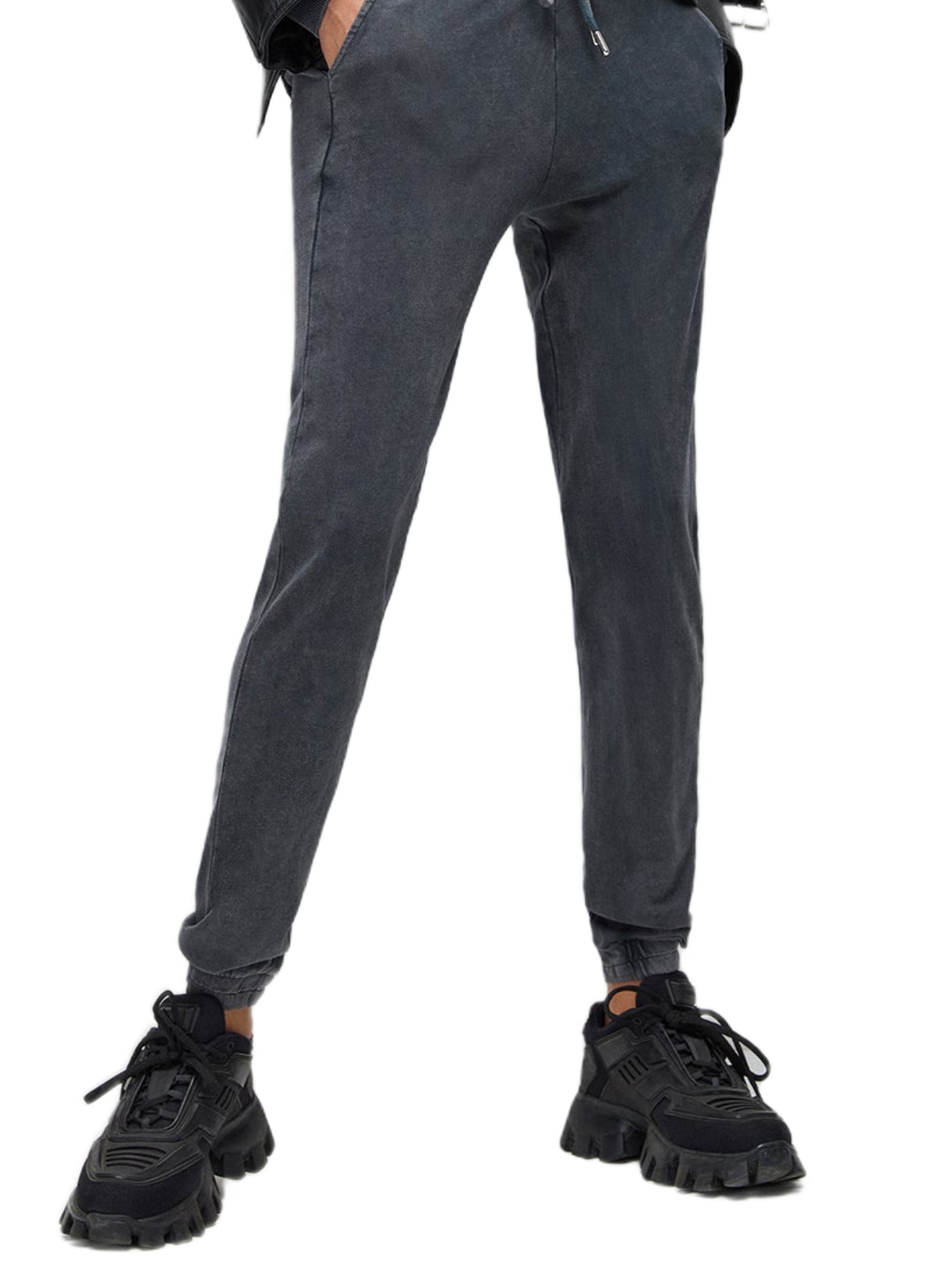 Effilé Pantalon No Matter What en gris