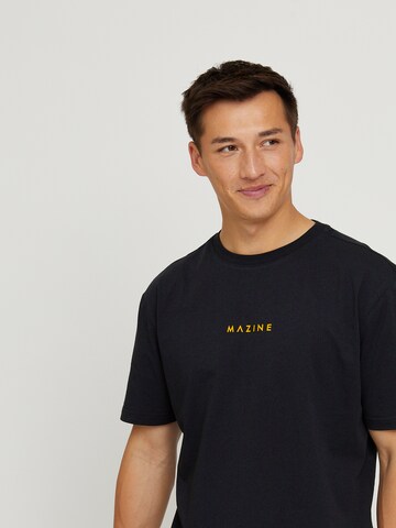 mazine Shirt ' Logo T ' in Black: front