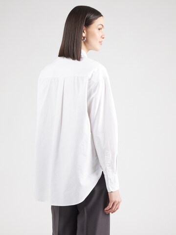 PIECES Blus 'PCPOPPY' i vit