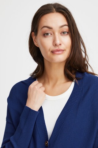 Fransa Knit Cardigan 'Visca' in Blue