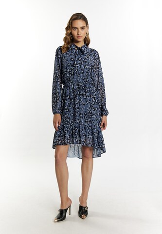 faina Dress in Blue