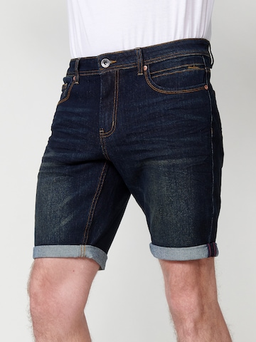 Coupe slim Jean KOROSHI en bleu