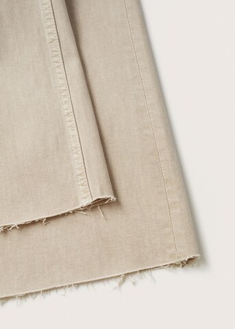 Wide Leg Jean 'Catherin' MANGO en beige