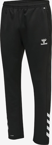 Regular Pantalon de sport Hummel en noir : devant