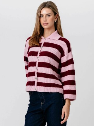 Pullover ' Josie Polo ' di TEESHOPPEN in rosso: frontale