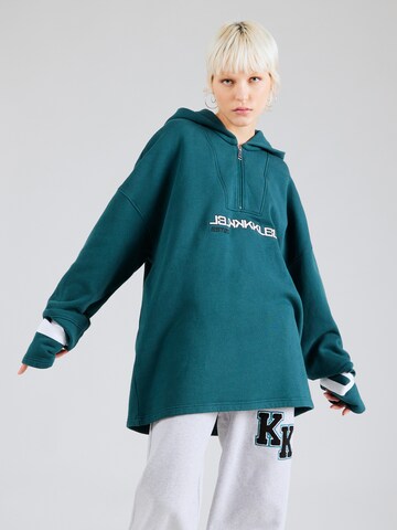 Karo Kauer Sweatshirt in Groen: voorkant