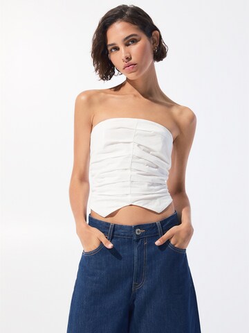 Pull&Bear Top in White: front