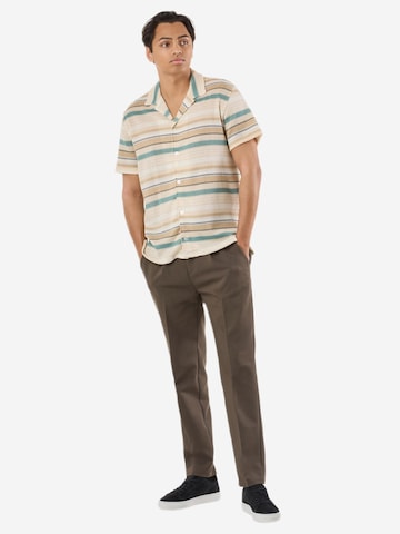 Denim Factory Comfort Fit Hemd 'Resort'‌‌‌‌‌‌‌‌‌ in Beige