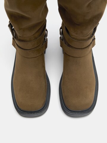 Pull&Bear Cowboylaarzen in Bruin