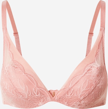 Chantelle Triangle Bra 'MIDNIGHT FLOWERS' in Orange: front